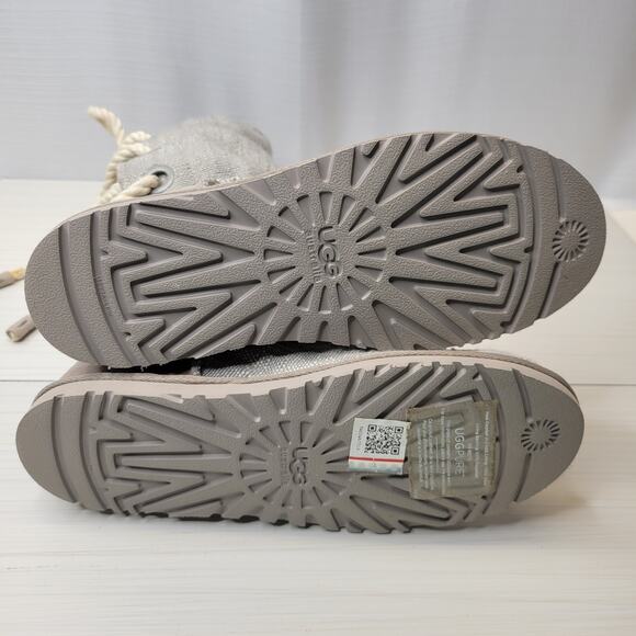 UGG Harbour Laceups in Oyster Tweed Rope Neutral Boot, 7 - Picture 9 of 13